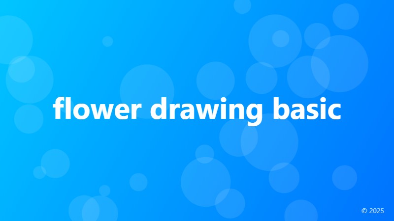 flower drawing basic