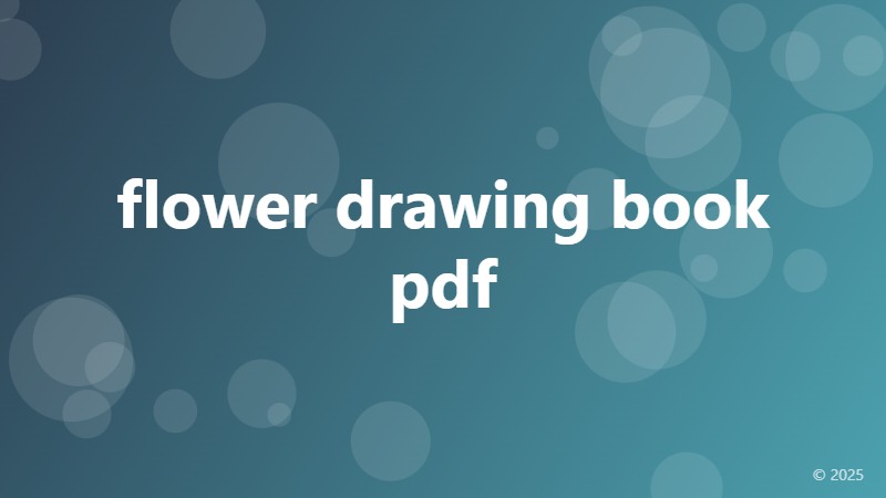 flower drawing book pdf