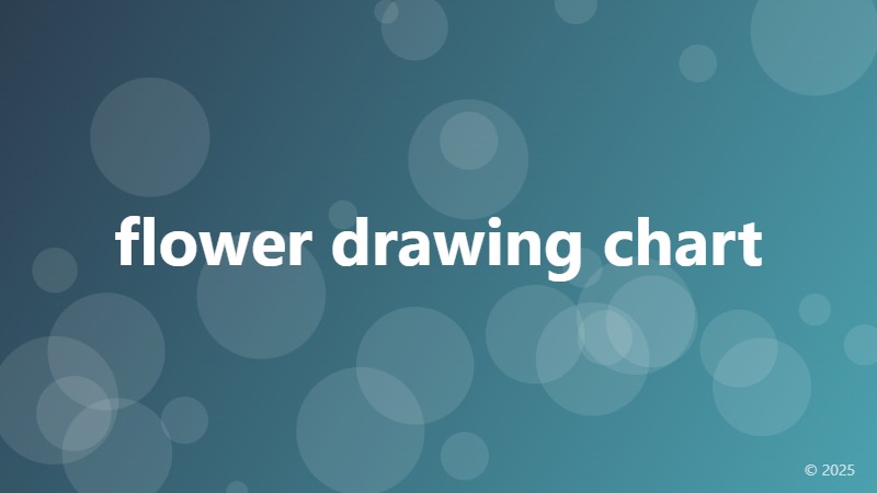 flower drawing chart