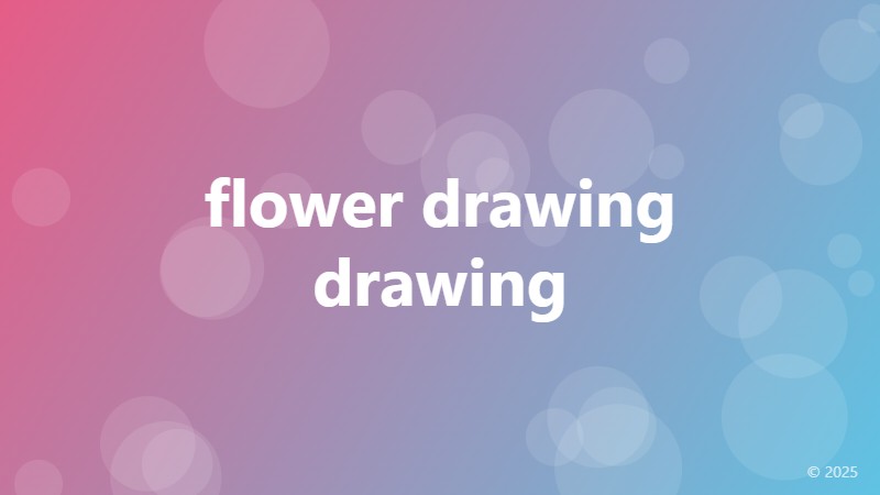flower drawing drawing