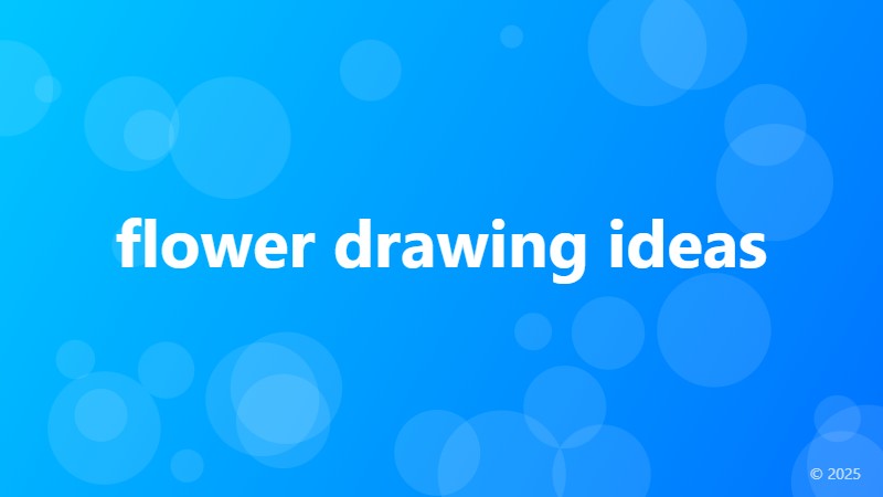 flower drawing ideas