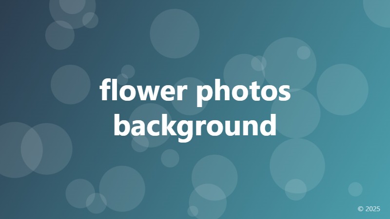 flower photos background