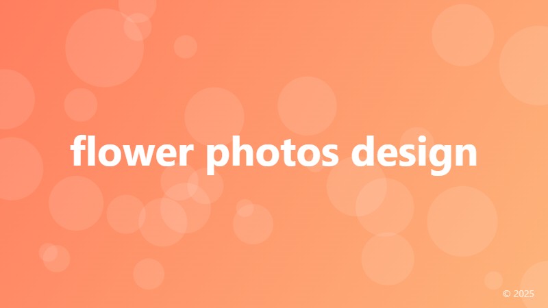 flower photos design