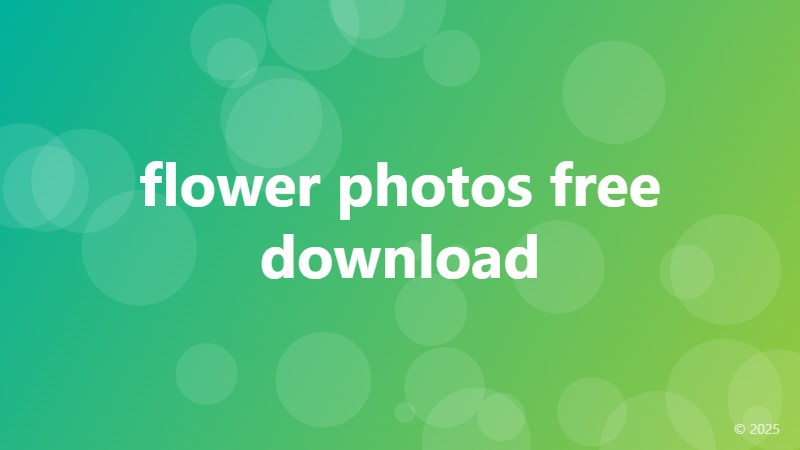 flower photos free download