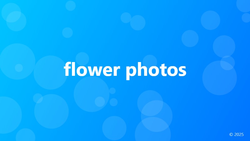 flower photos