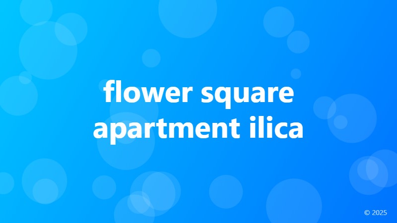 flower square apartment ilica