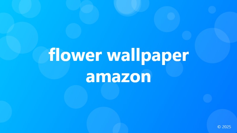 flower wallpaper amazon