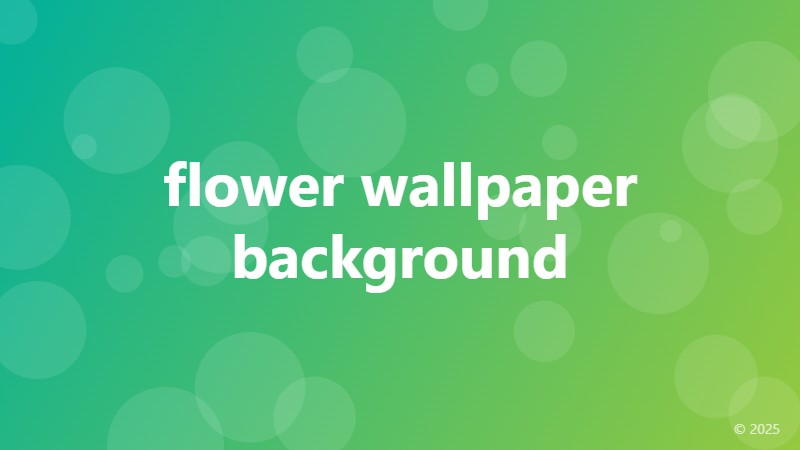 flower wallpaper background