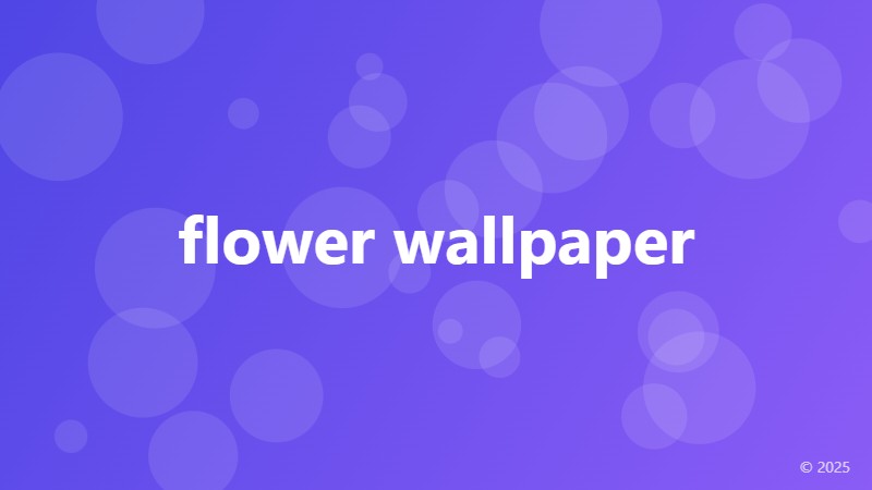 flower wallpaper