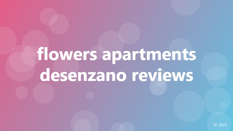 flowers apartments desenzano reviews